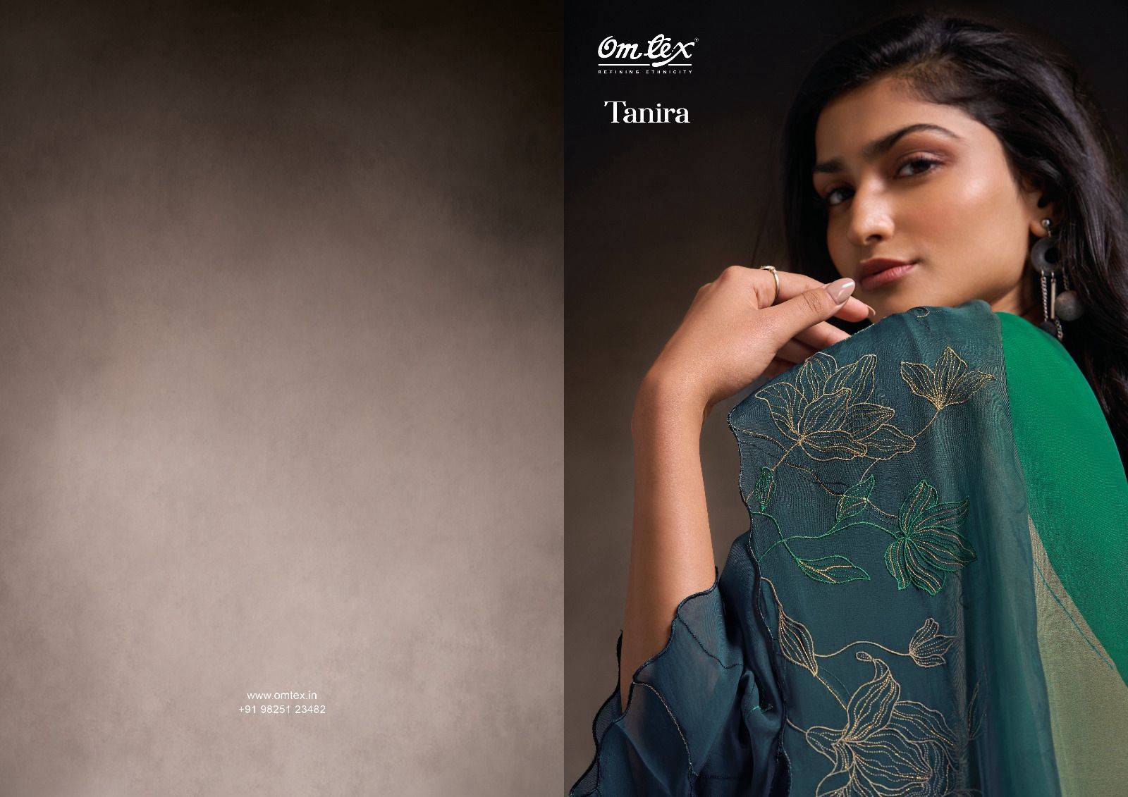 Omtex tanira fancy dress material wholesale in mumbai